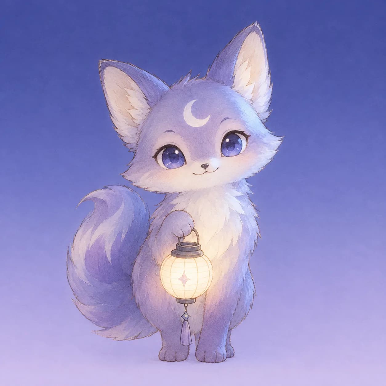 月あかり(秘めるこころ)を表すイラスト