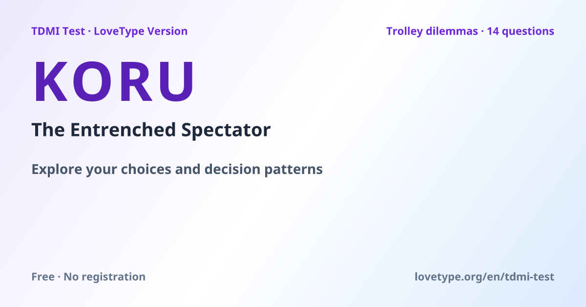 Share image: KORU The Entrenched Spectator