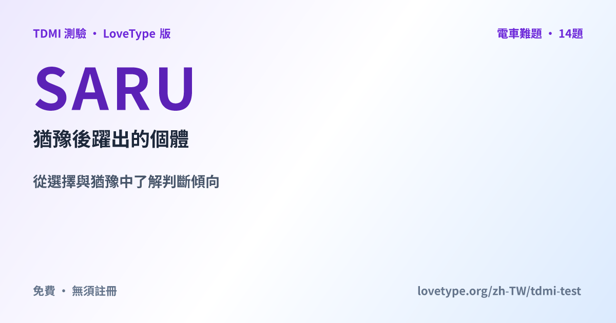 分享圖片：SARU 猶豫後躍出的個體