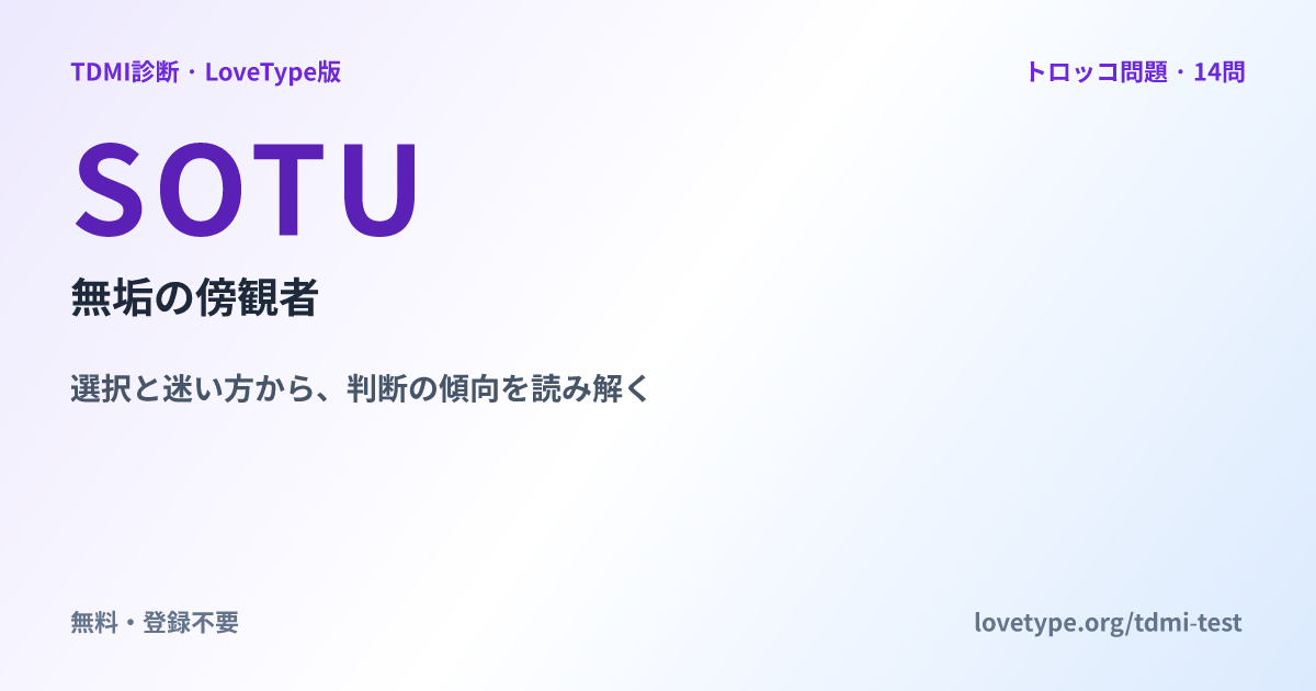 SOTU 無垢の傍観者の共有画像